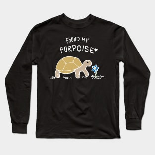 Found My Purpoise Tortoise (White) Long Sleeve T-Shirt